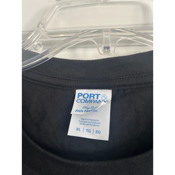 NWOT Port and Company Don't Mess With Texas Black Men's Cut Tee Size XL - Picture 3 of 5